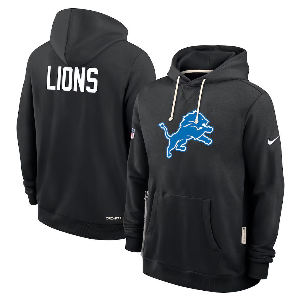 Men 2026 NFL Detroit Lions hoodie black 01